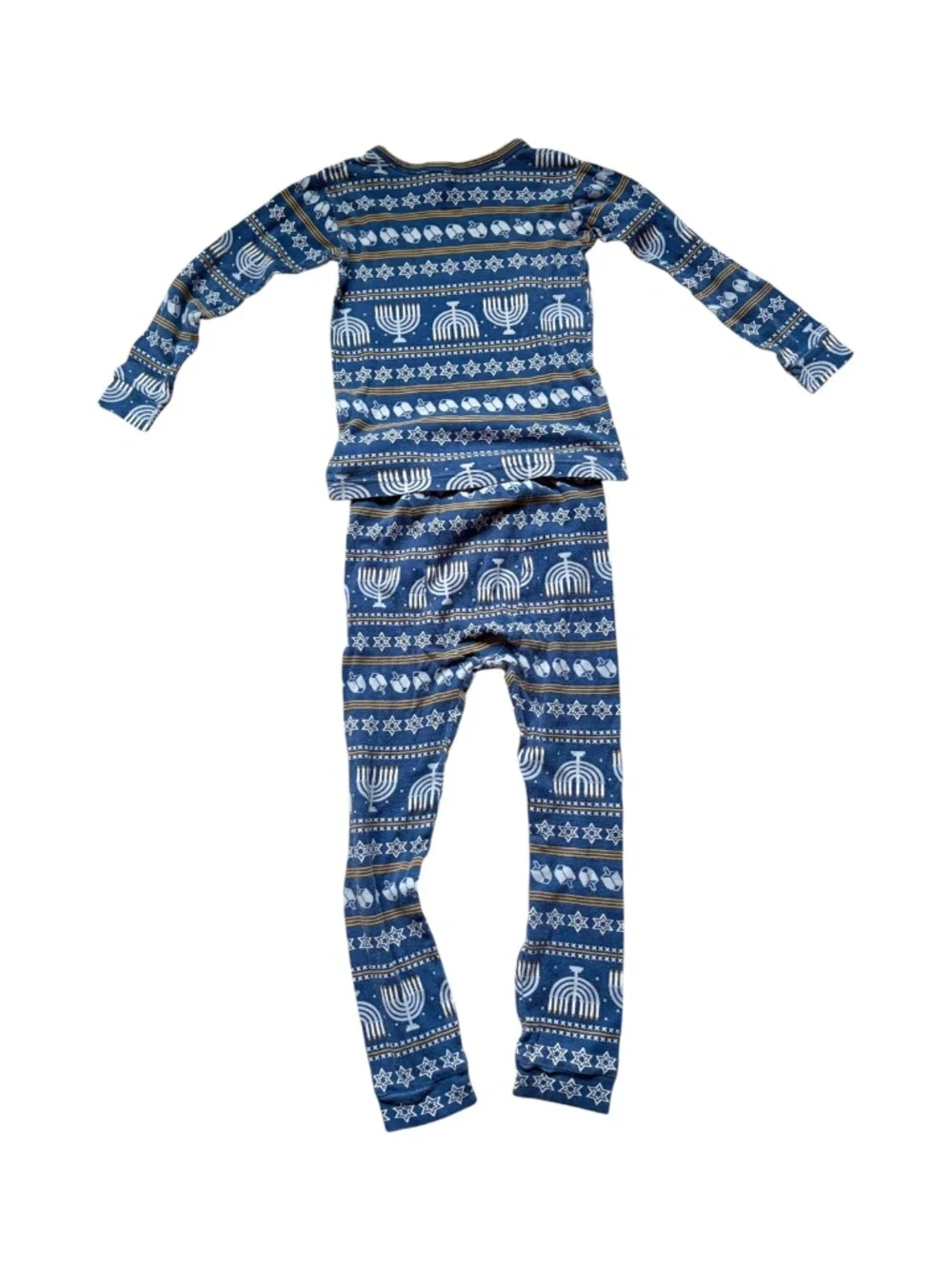 Gap Kids 5T Hanukkah Menorah Dreidel Organic Cotton Pajama Set